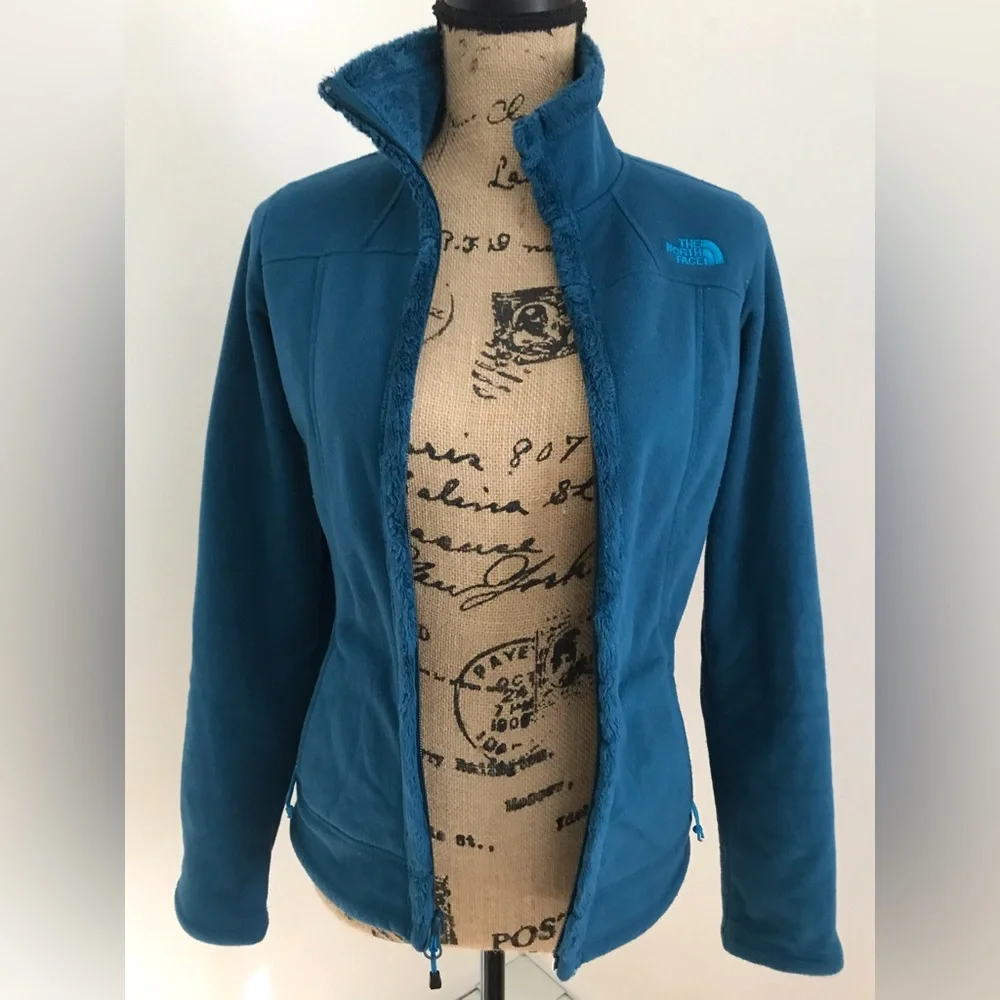 Teal North Face X-small Fitted Fleece - Picture 2 of 8